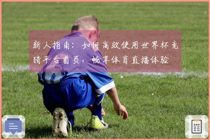 新人指南：如何高效使用世界杯竞猜平台首页，畅享体育直播体验