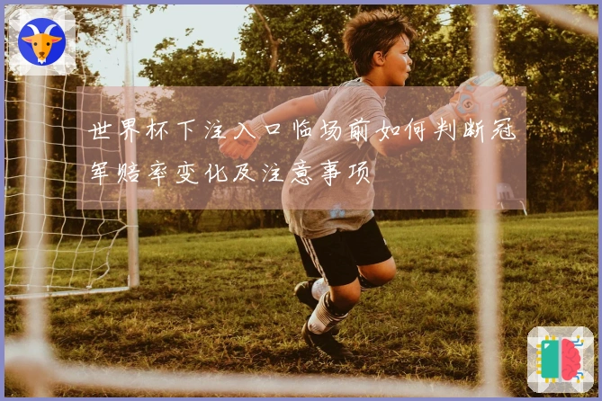 世界杯下注入口临场前如何判断冠军赔率变化及注意事项