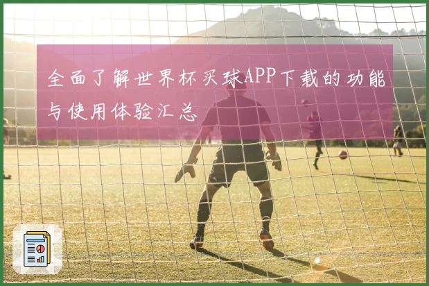 全面了解世界杯买球APP下载的功能与使用体验汇总