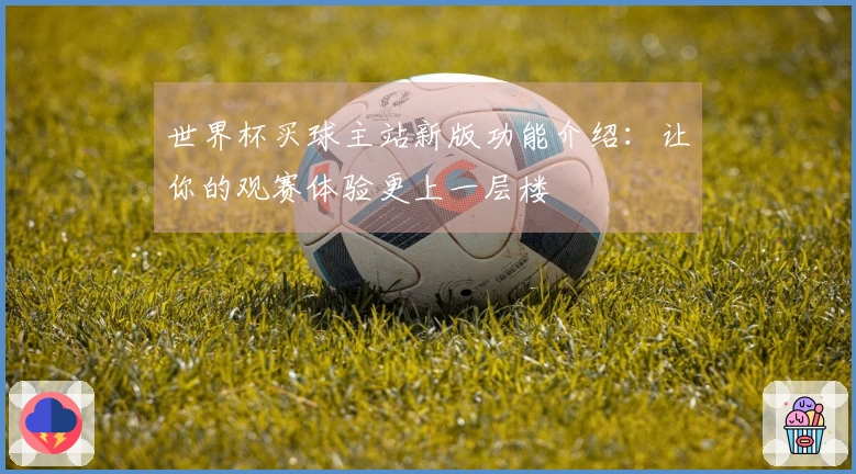 世界杯买球主站新版功能介绍：让你的观赛体验更上一层楼